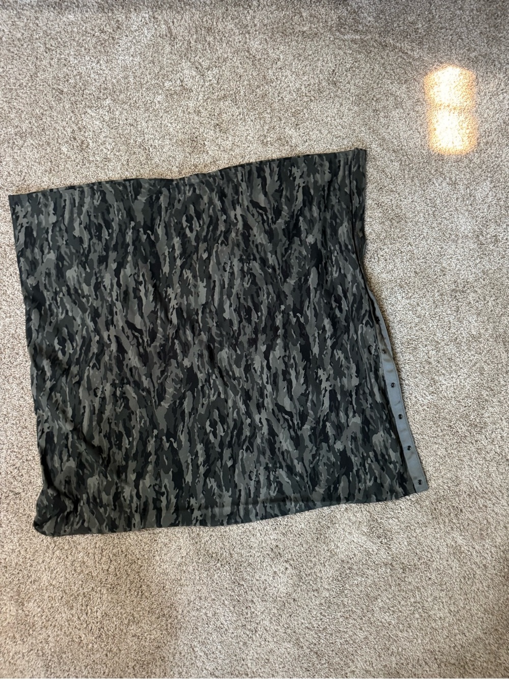 lululemon athletica Black and Gray Camo Scarf Wrap